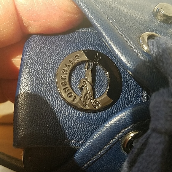 LONGCHAMP NEW BLUE SHOES  Size 38 - Picture 4 of 9